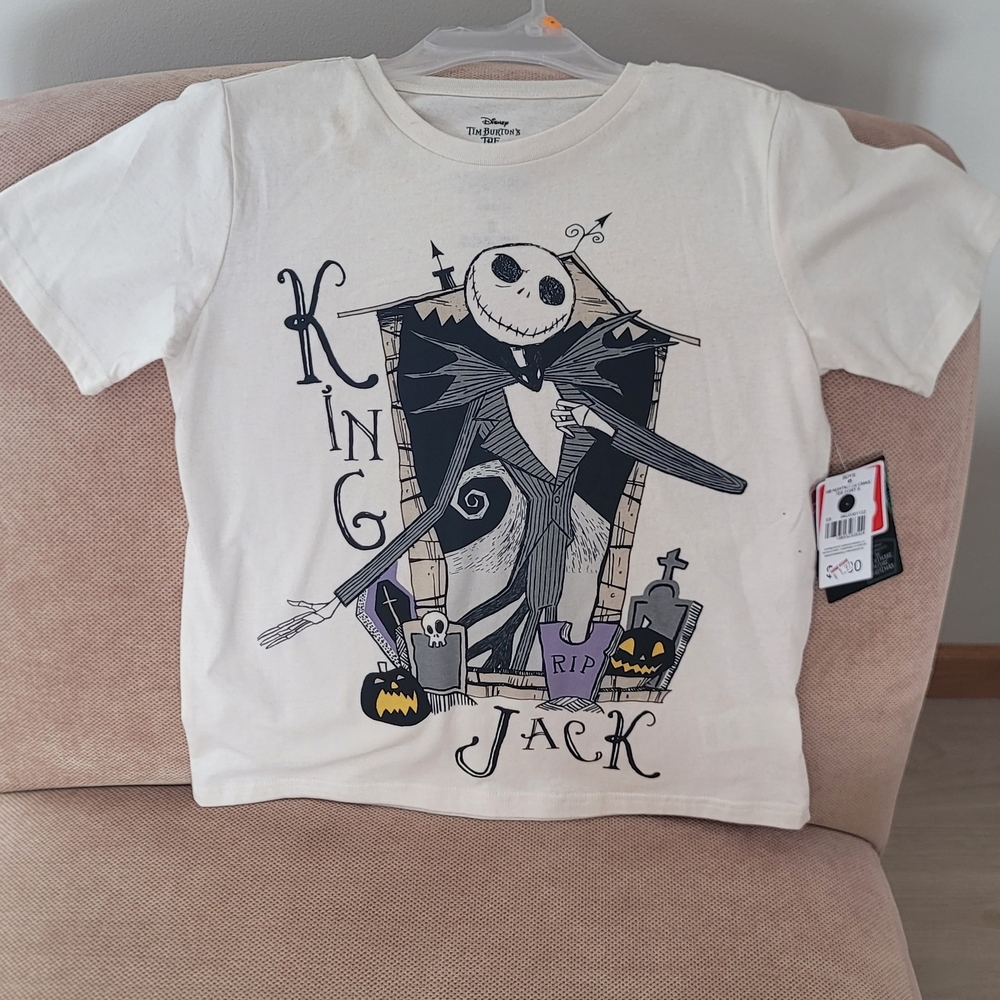Disney Cream Nightmare Before Christmas Tee